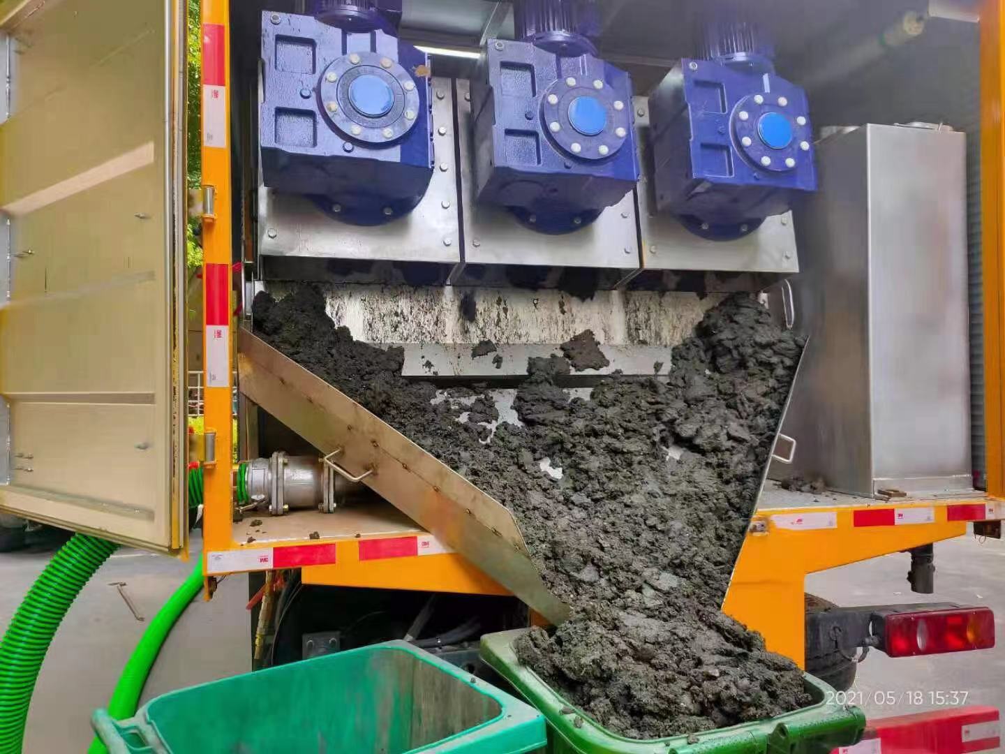 文昌化粪池清掏城市维护站-泥浆净化干湿分离处理